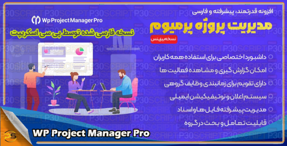 افزونهWP Project Manager Pro