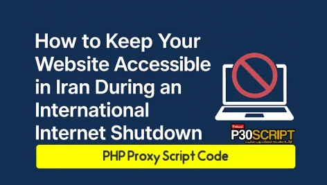 Proxy method to keep website accessible during internet shutdown